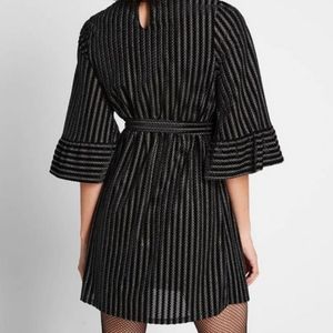 NWT | Modcloth Black & Metallic Dress